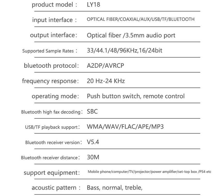 LY18 bluetooth RX TX