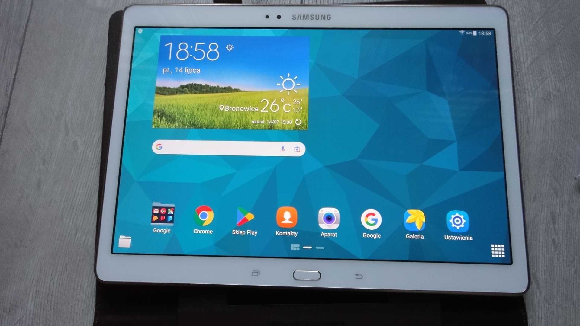Tablet Samsung Galaxy Tab S T800 16/3Gb. plus 16SD