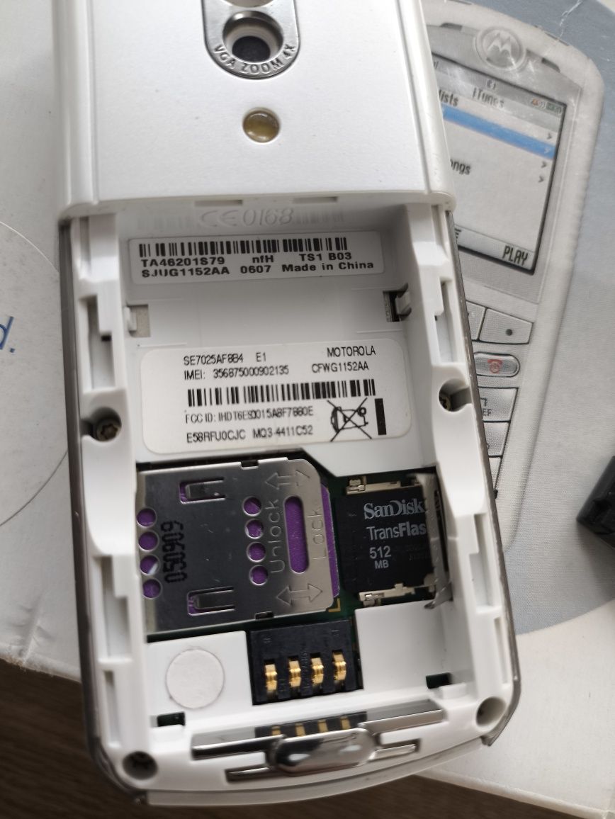 Motorola ROKR E1 E398 cały zestaw Unikat