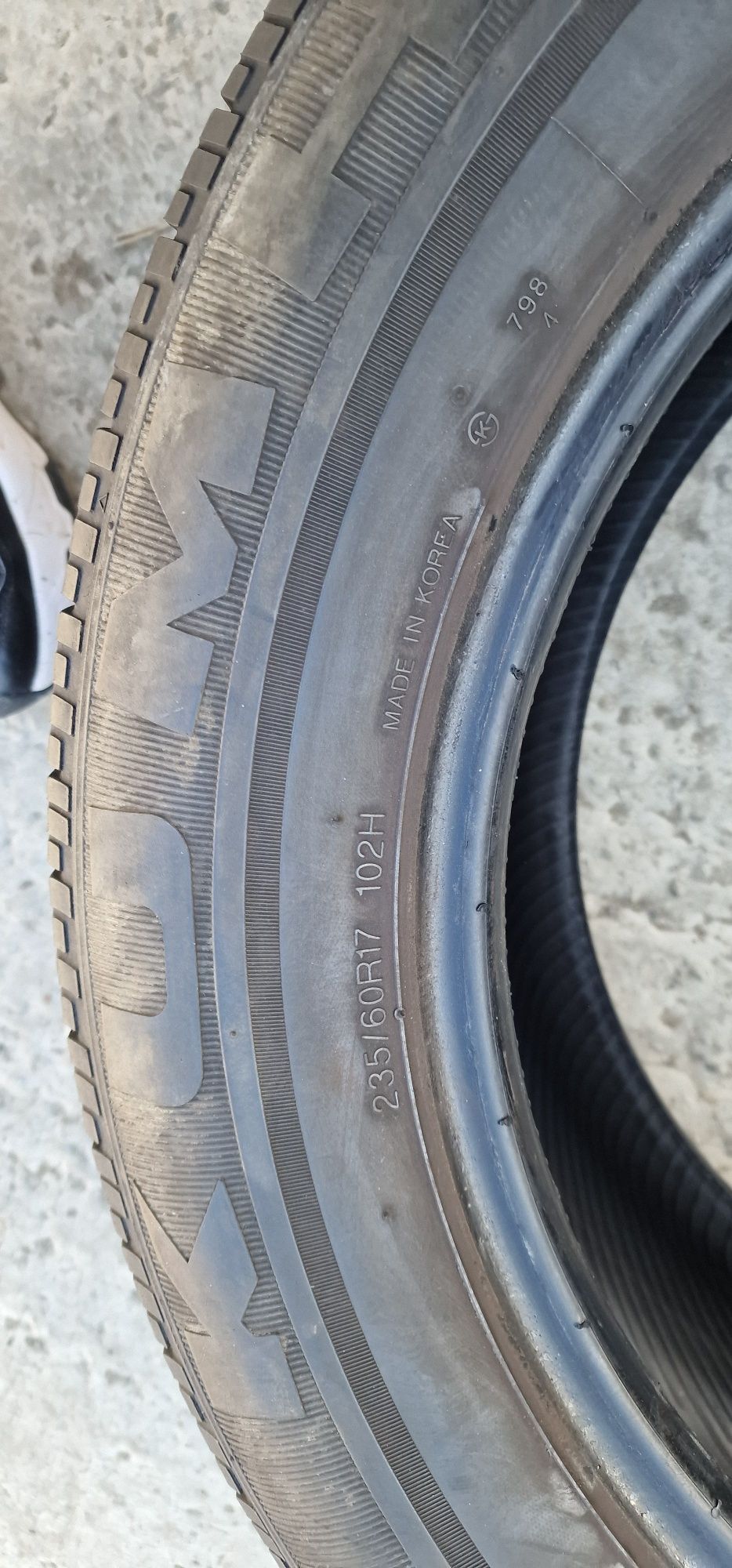 Літо 235/60/R17 7.4 мм 4шт Kumho Radial Колеса Резина Шини Склад