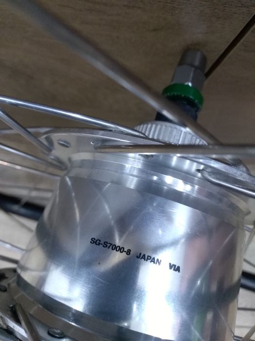 Koło shinamo alfine 8 pod hamulec tarczowy 28cali