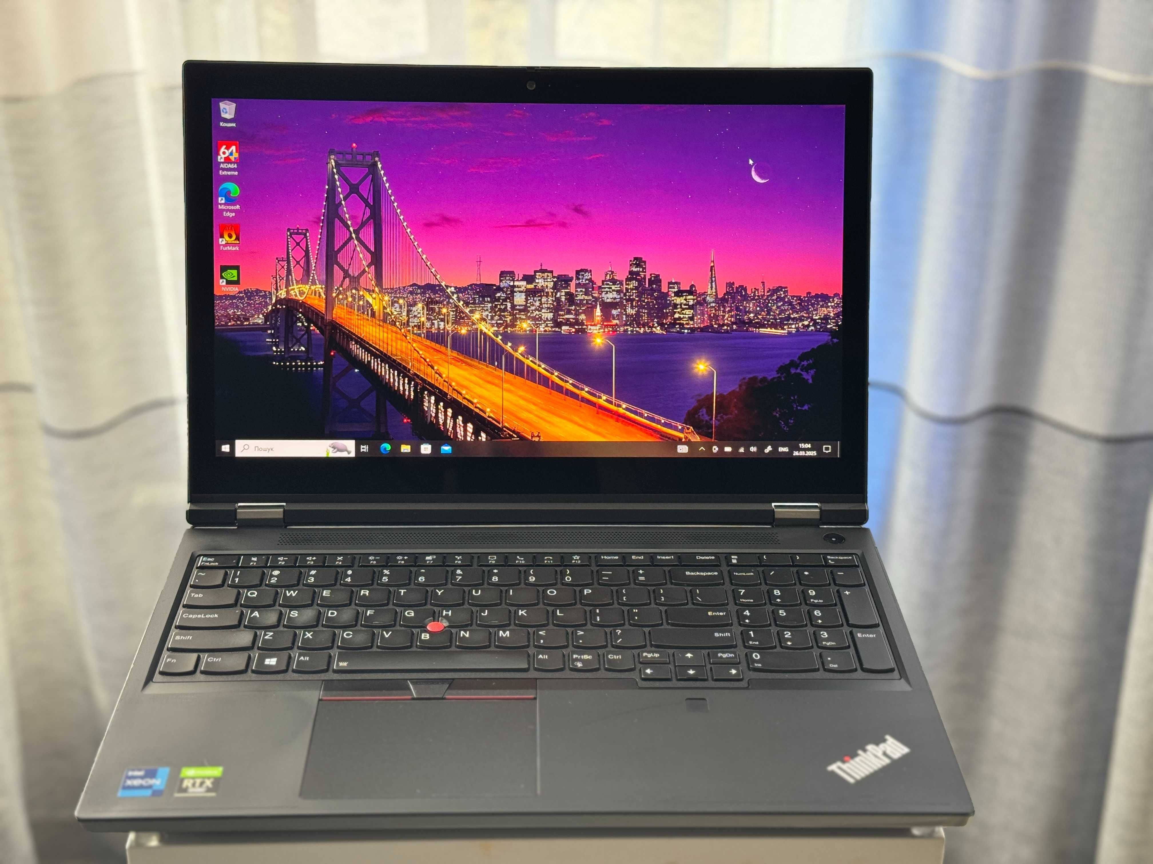 Ноутбук Lenovo ThinkPad P15 | Xeon W-10855M RTX 5000 | 32/512 | 4K IPS