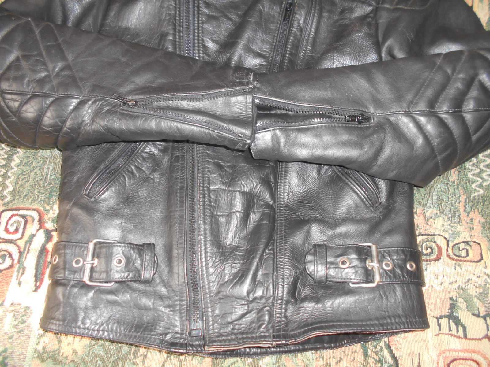 Шкіряна куртка мотокуртка курточка кожанка косуха