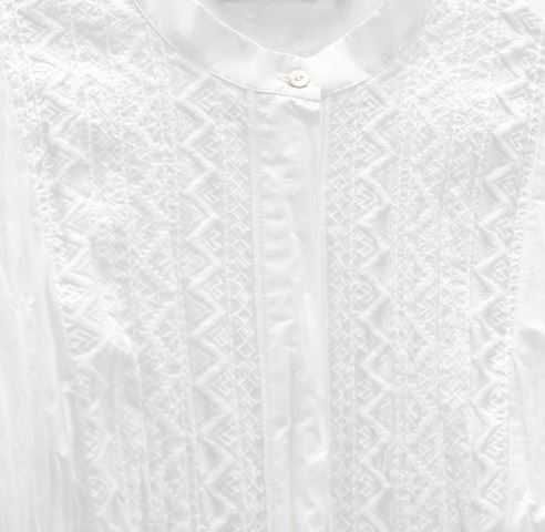 Bawełniania koszula haftowana Zara XL