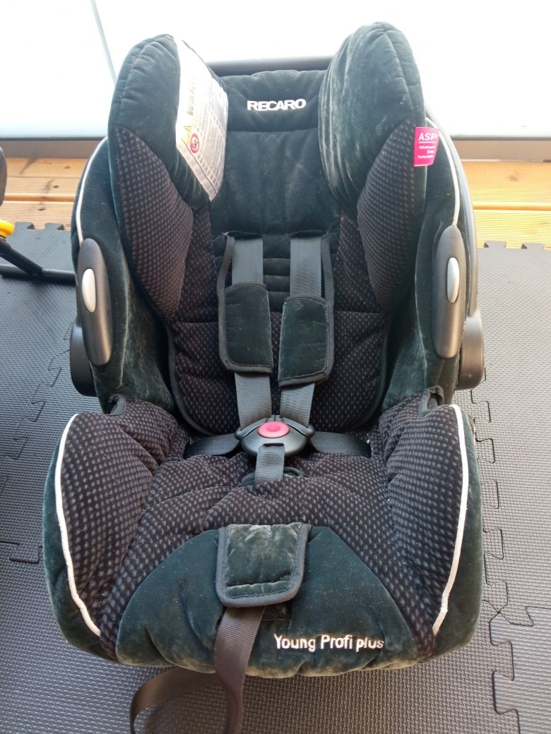 Recaro Young Profi Plus 0-13 kg baza ISOFIX nosidło czarny