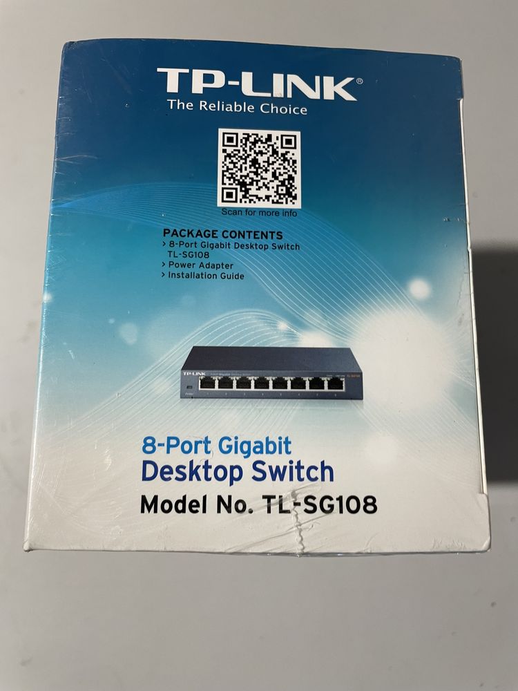 Switch TP-LINK 8 portas gigabit novo selado