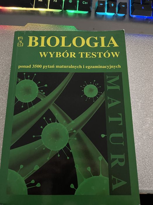 Książka - biologia wybór testów ponad 3500 pytań maturalnych