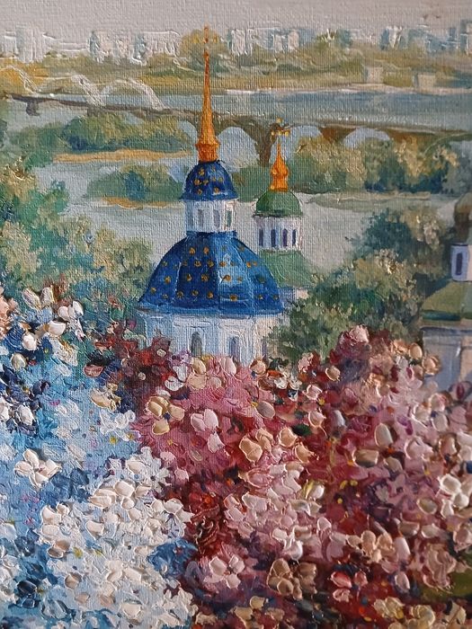 Картина маслом на холсте.