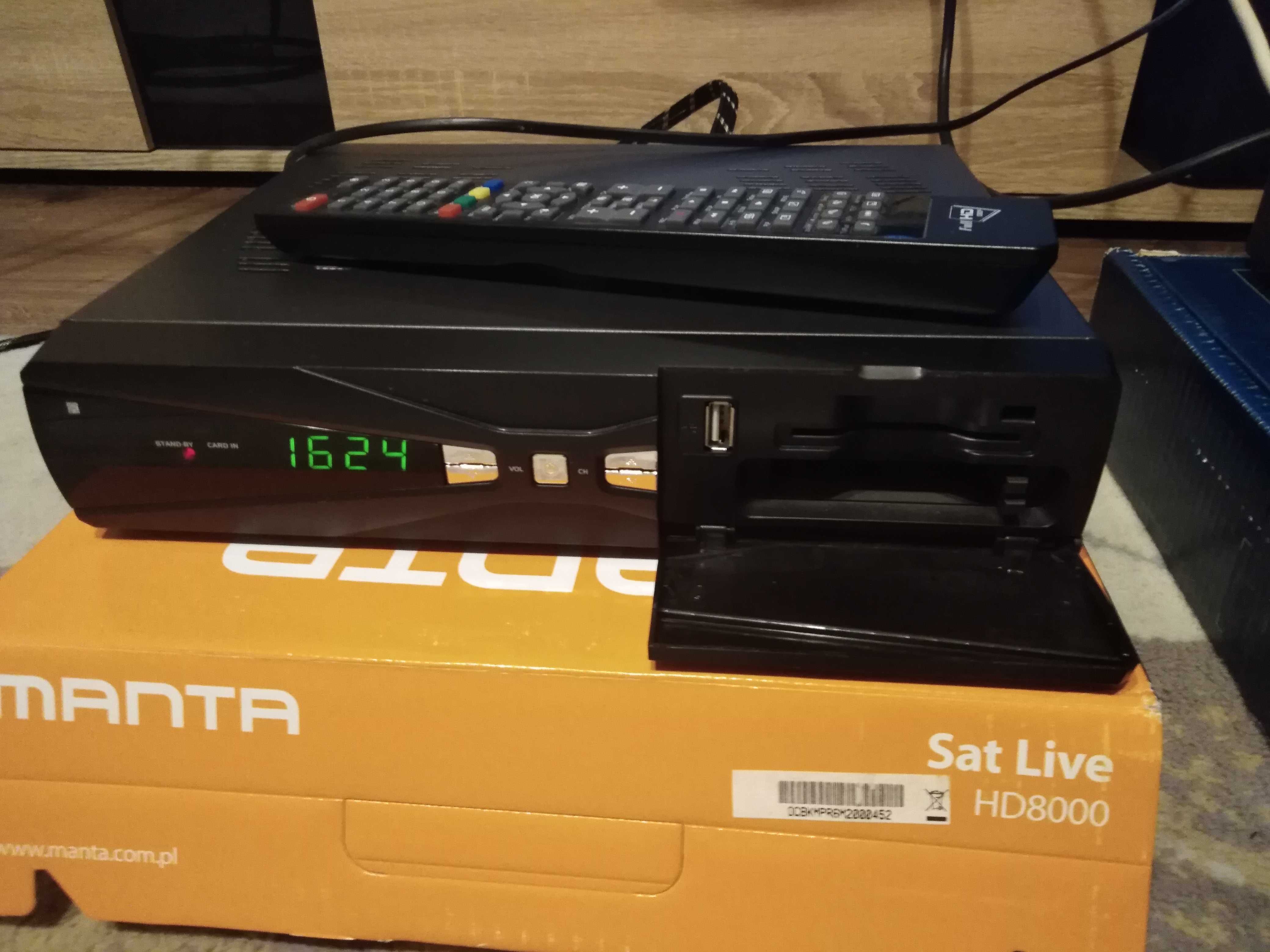 dekoder satelitarny manta hd8000