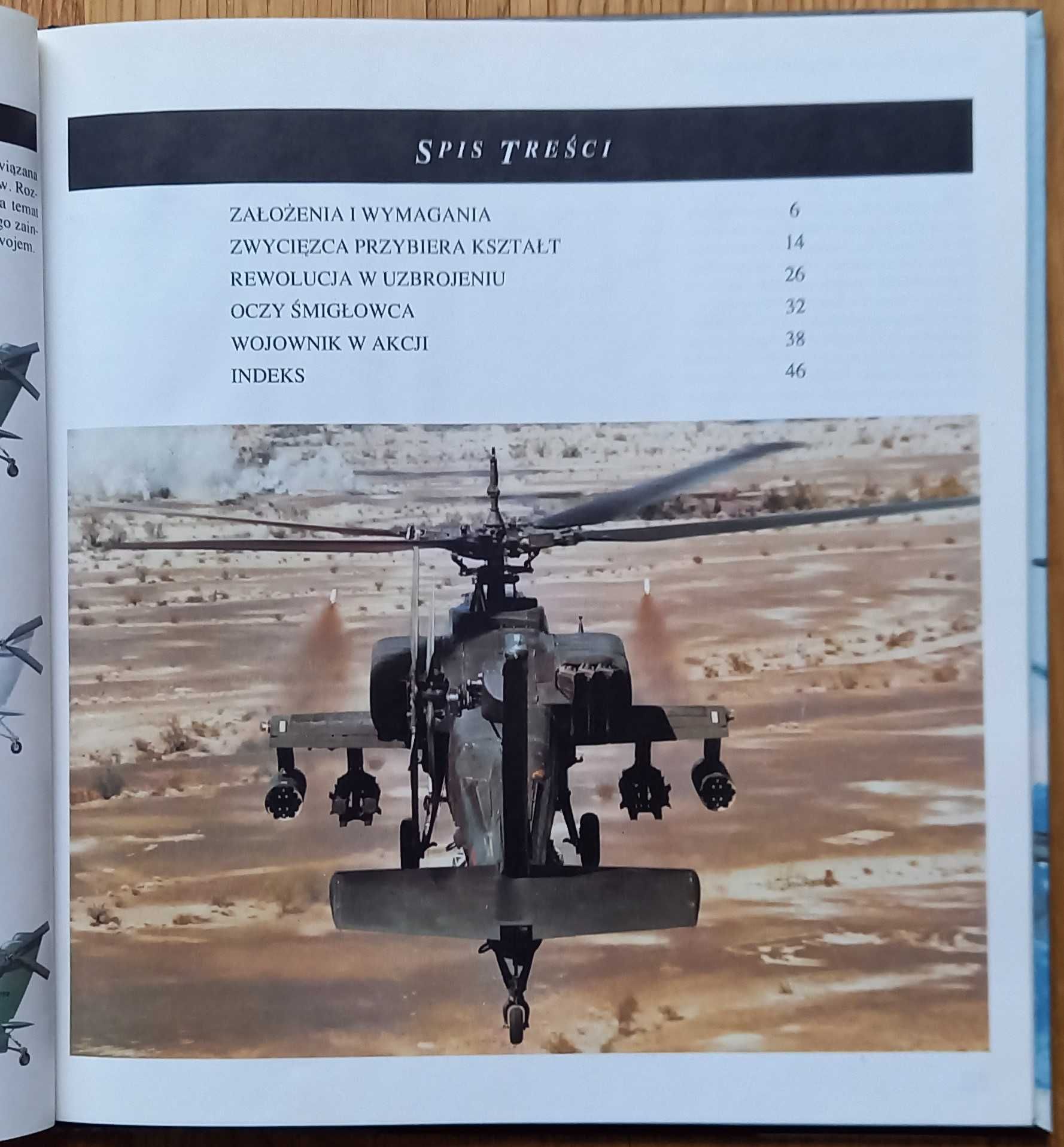 Śmigłowiec AH-64 Apache, wojsko, lotnictwo, książka