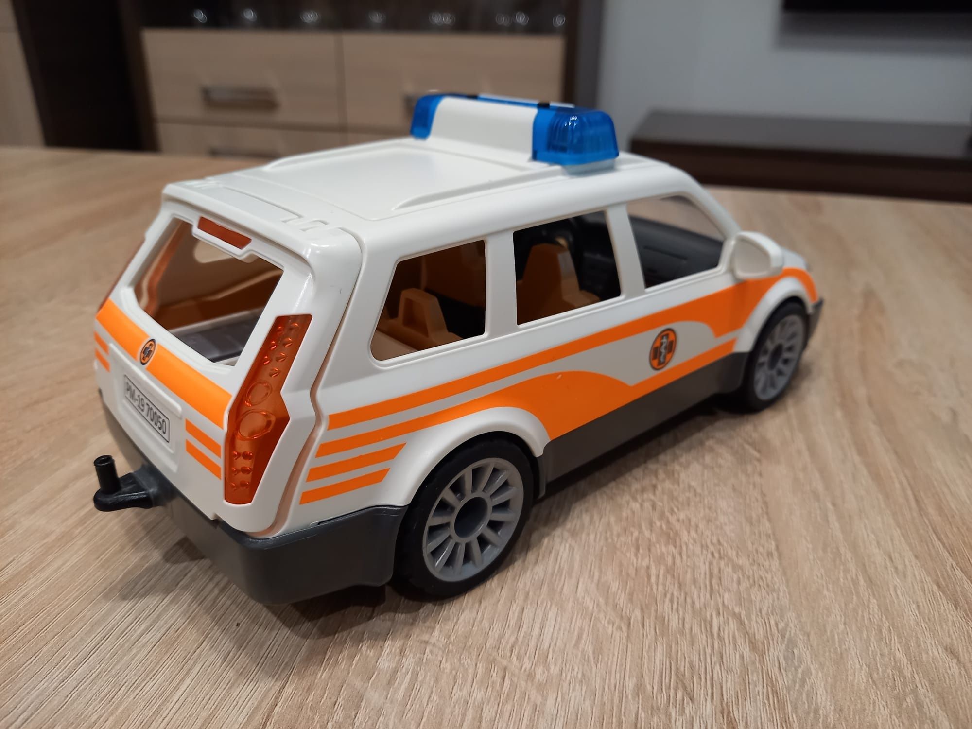 Zabawki Playmobil Śmieciarka Transporter i Pogotowie