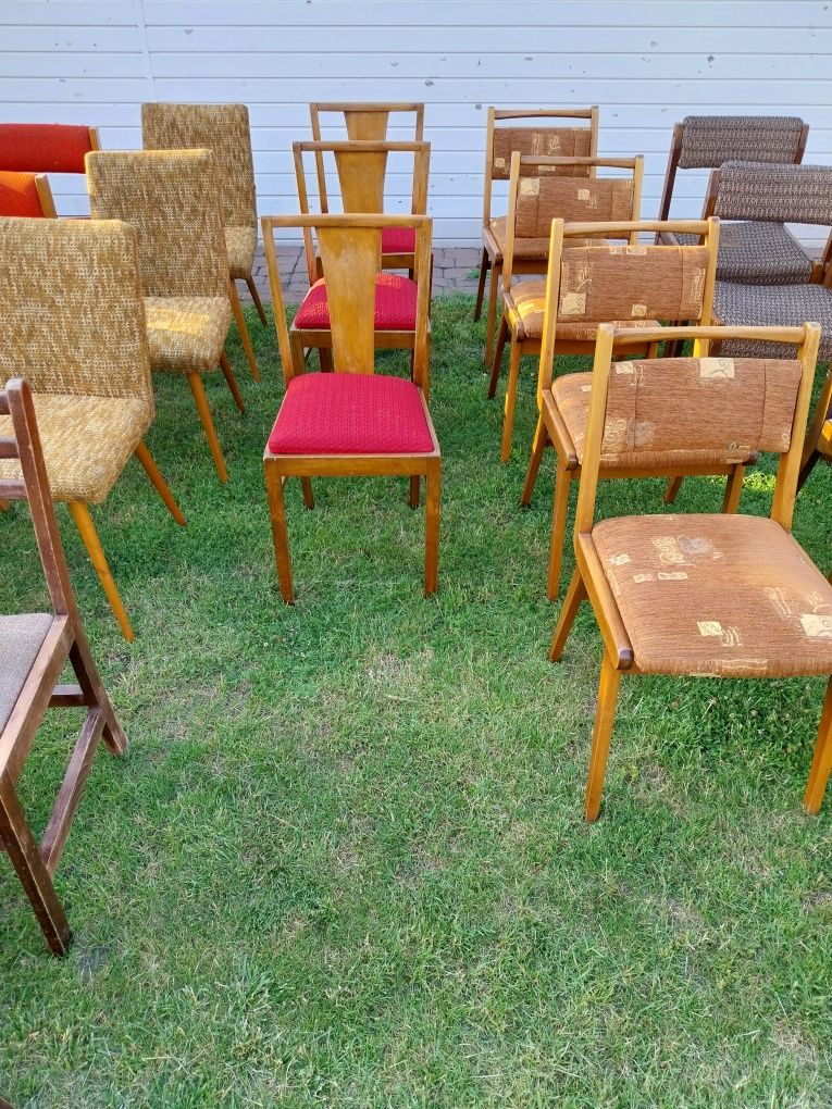 Stare krzesła PRL stare krzesło vintage