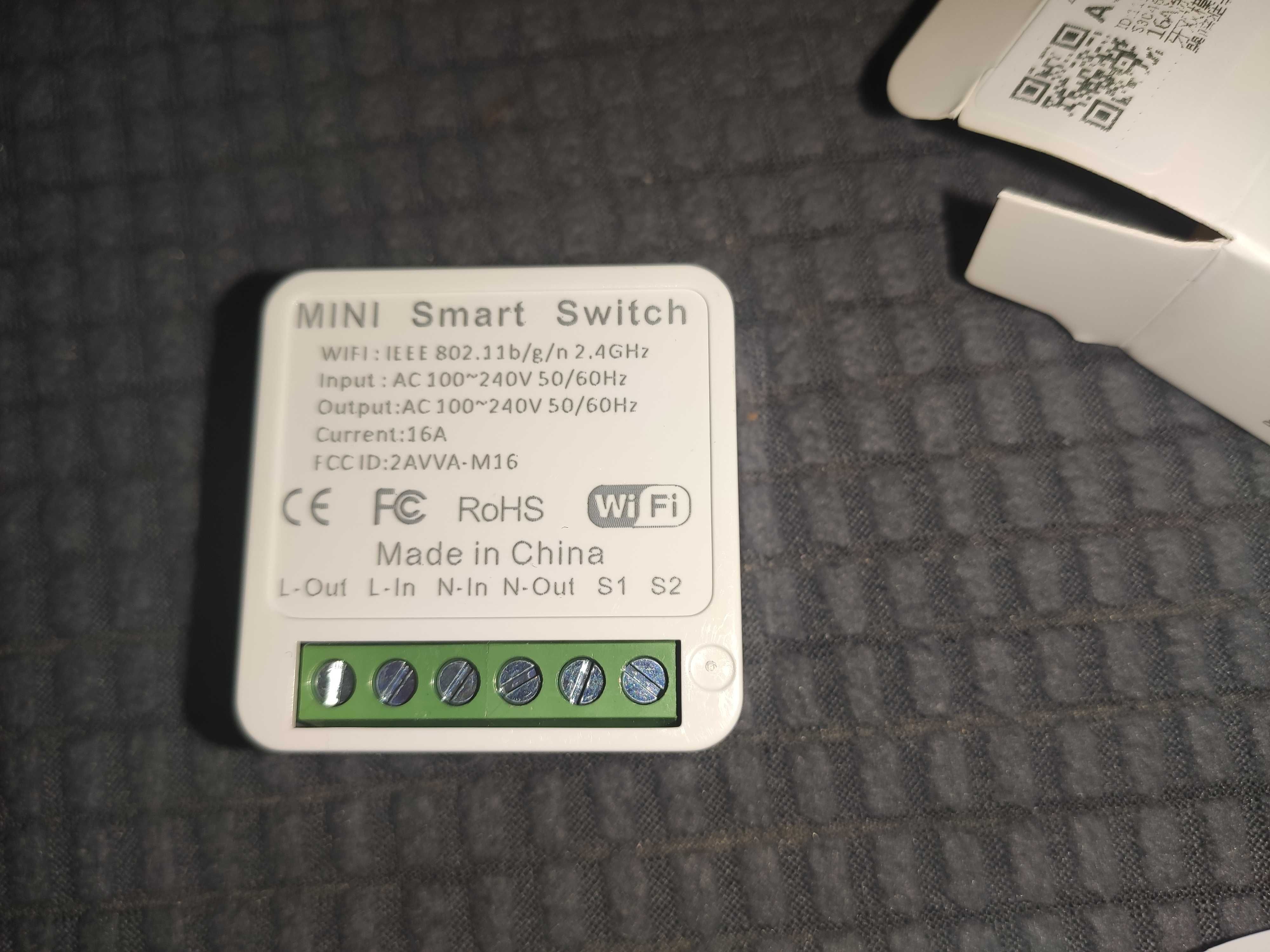 Беспроводное Wifi реле Aubess WI-FI DIY Smart Switch 16 Ампер
