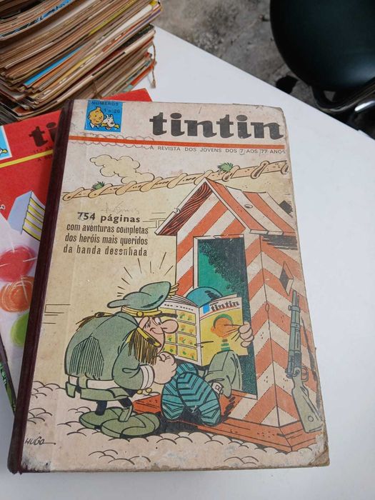 Revistas tintin antigas