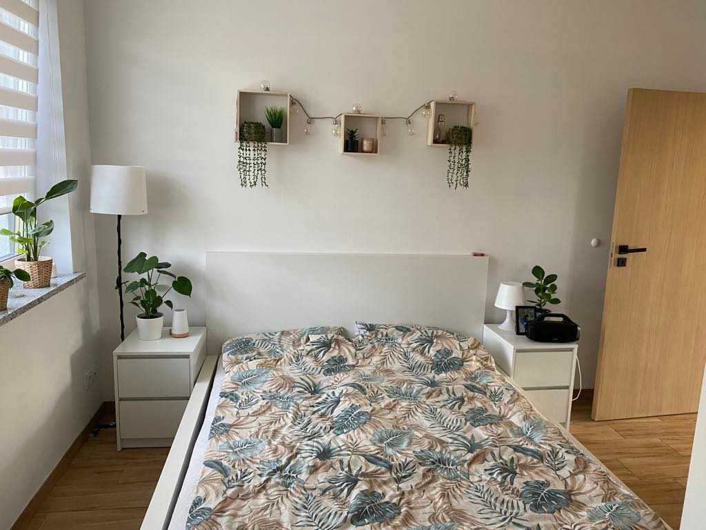 Łóżko z 4 pojemnikami Ikea MALM 160x200cm