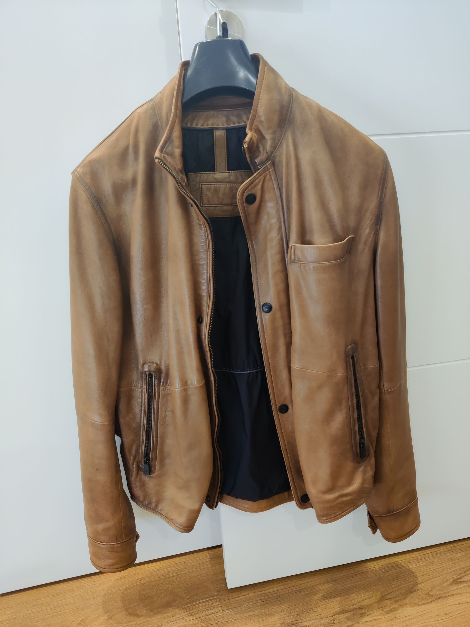 Casaco de cabedal Massimo Dutti