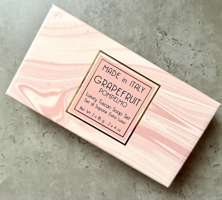Оригінал!Новий набір люкс мила Luxury Tuscan Grapefruit,2х115, Італія