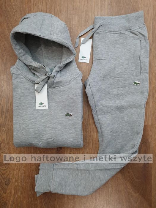 Lacoste meski szary nowy dres M-XXL