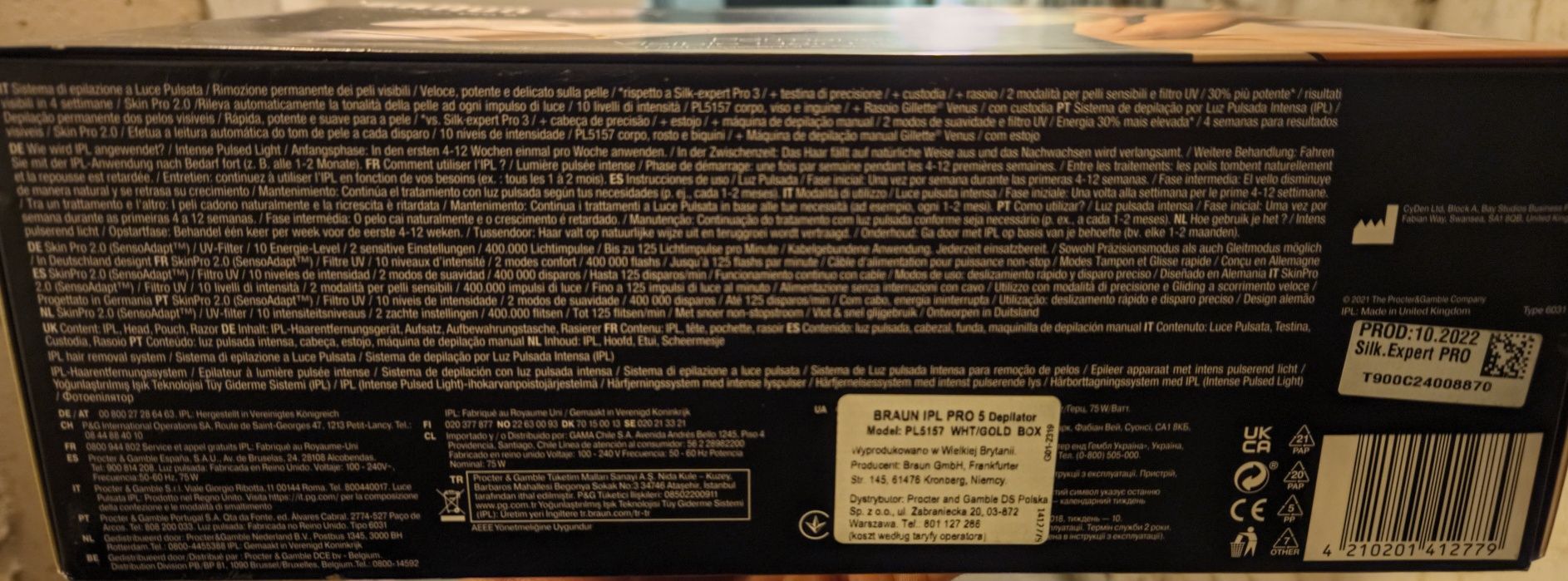 Depilator IPL laser Braun Silk Expert Pro 5