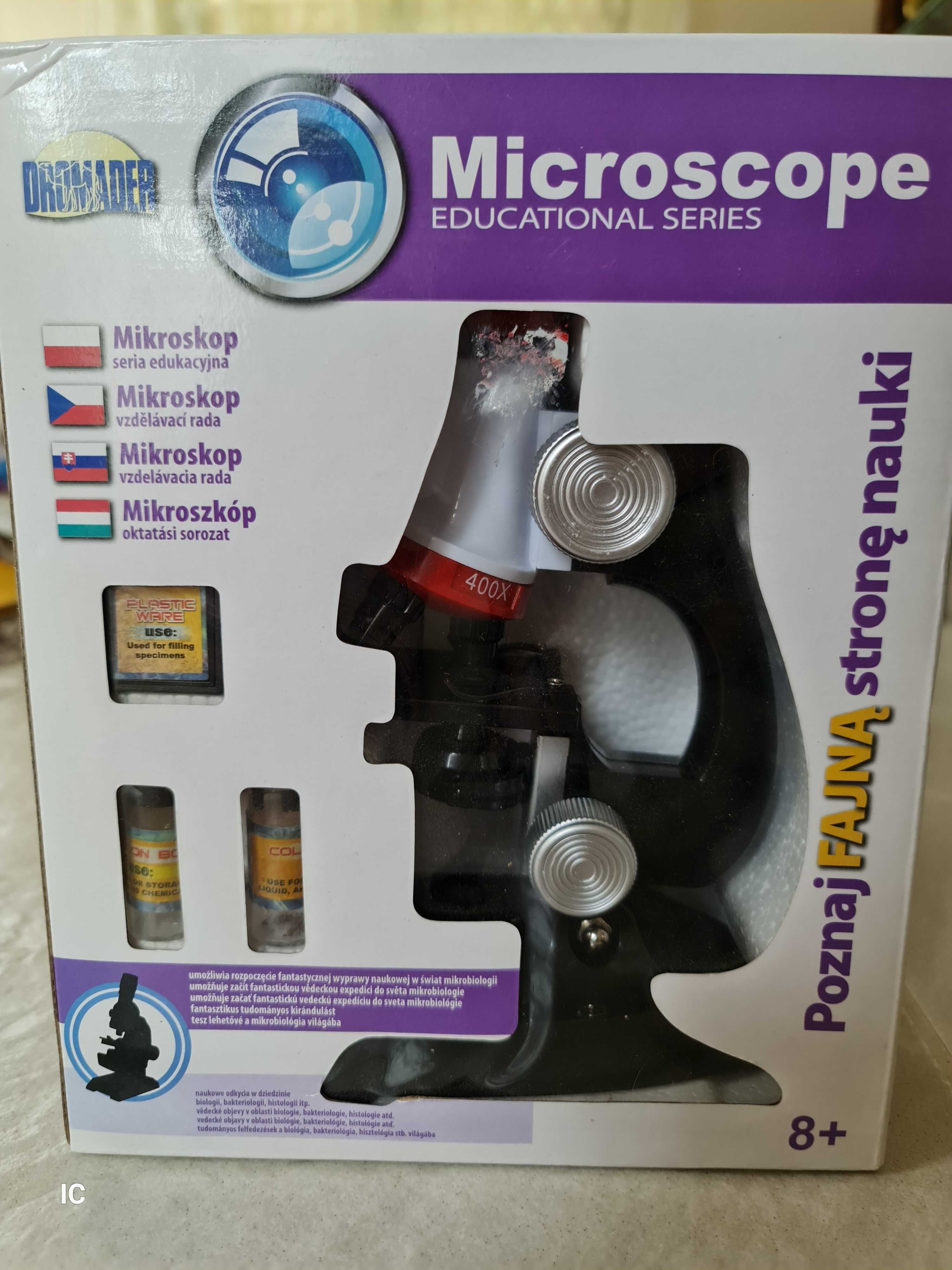 Edukacyjny mikroskop.