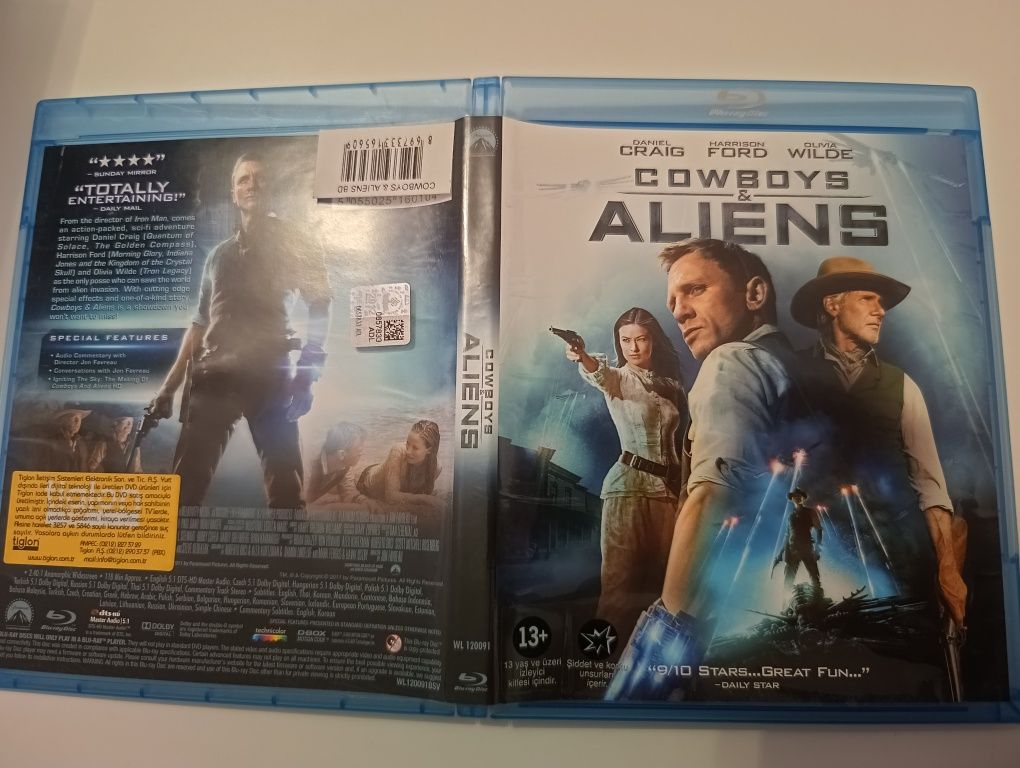 Cowboys & Aliens, Blu-ray, polska wersja językowa