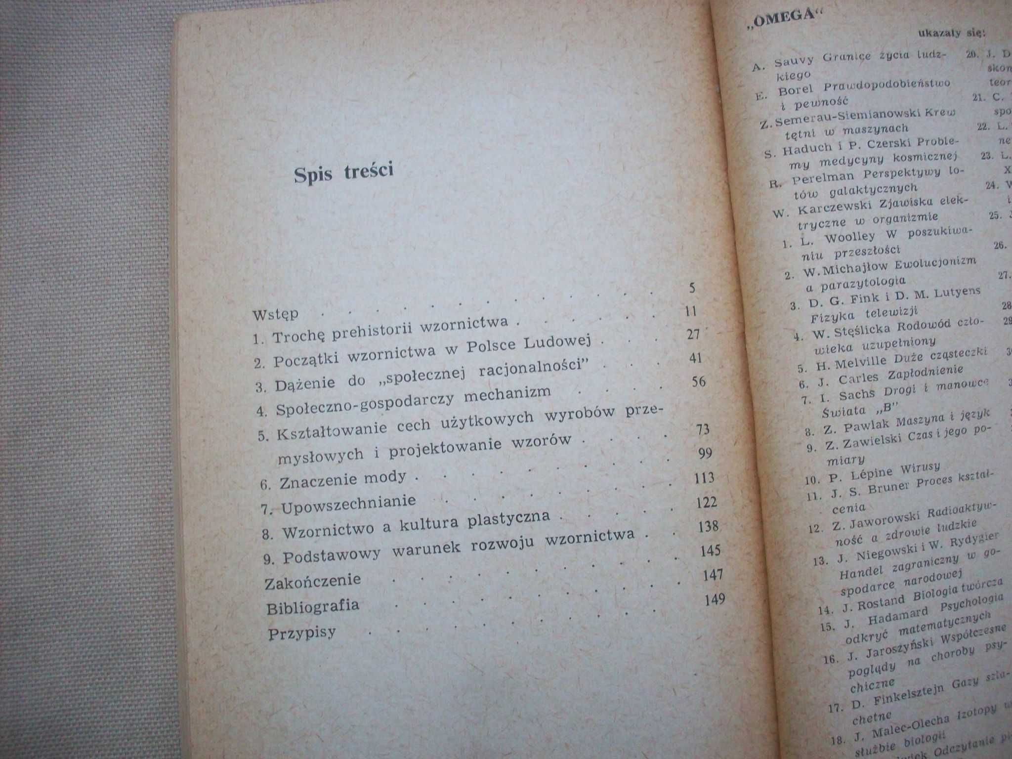Problemy wzornictwa przemysłowego, 1966.