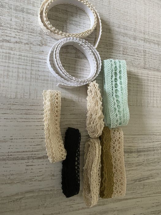 Koronki - zestaw 9 sztuk