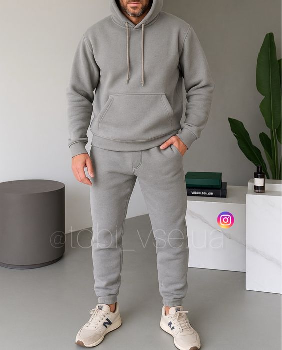 ТЕПЛИЙ‼️ Костюм Фліс Полар худі + штани Чоловічий спортивний Мужской