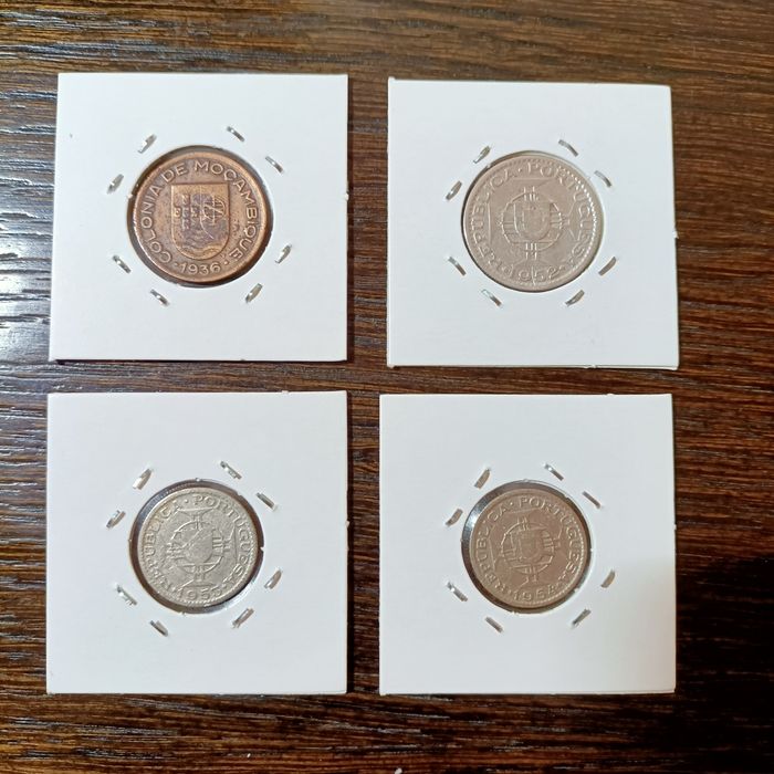 Moedas Moçambique e Angola