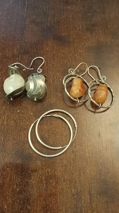 Прикраси зі срібла, персні, сережки