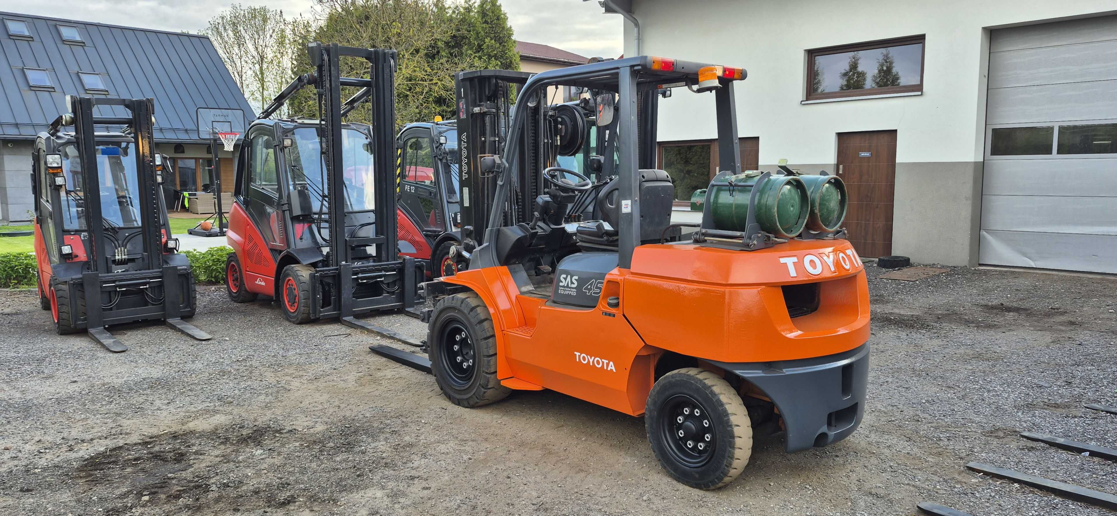 Toyota 7FGF40/45 - Tylko 5580 mth - Triplex 5 m - Pozycjoner 200cm.
