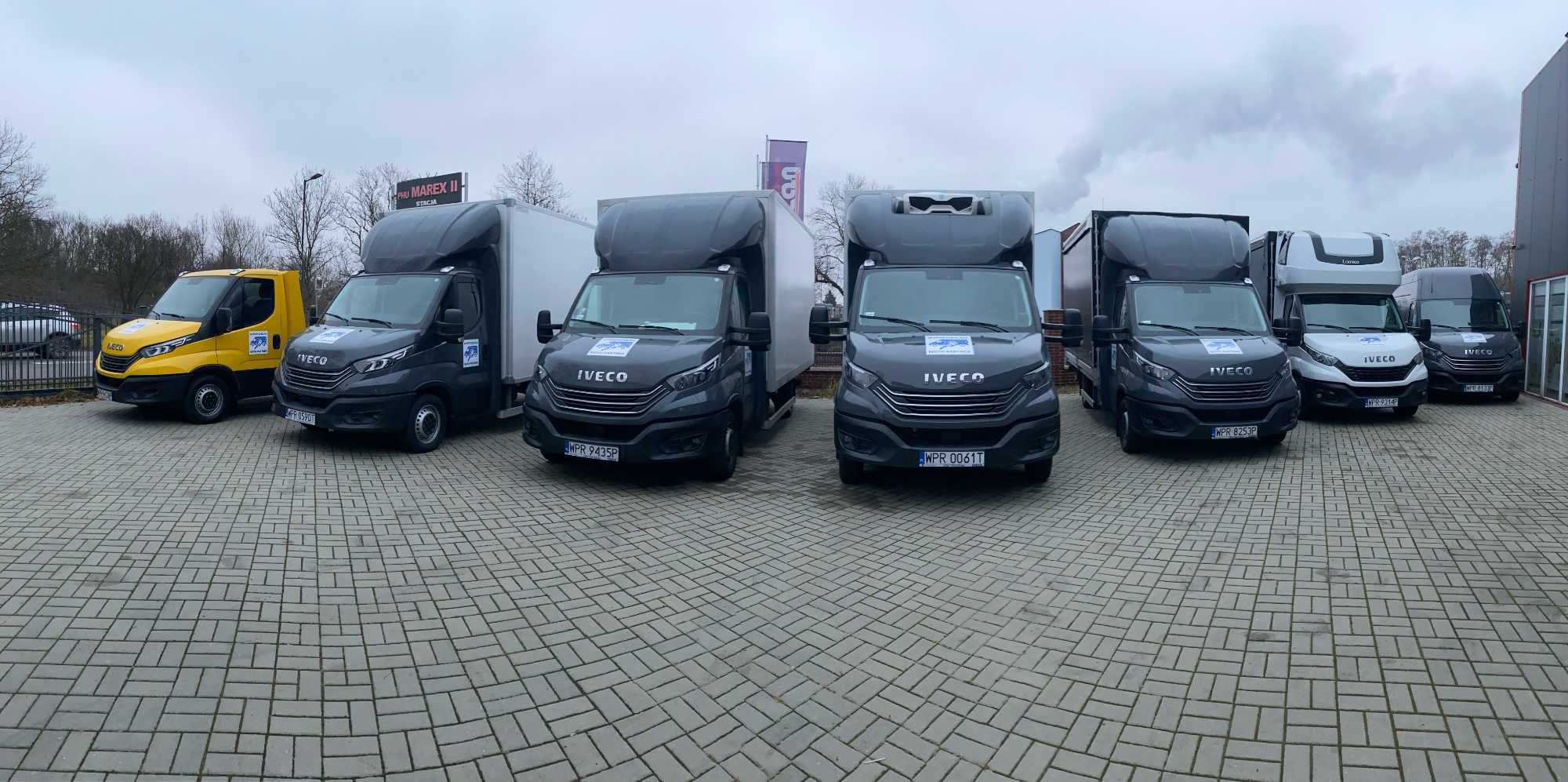 Wynajem Iveco Daily kontener/winda/skrzynia 8-10 EP/dostawczy