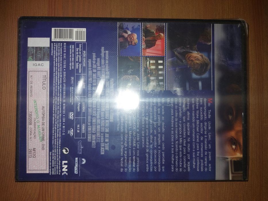 DVD NOVO e SELADO - " Autópsia de Um Crime " 2007