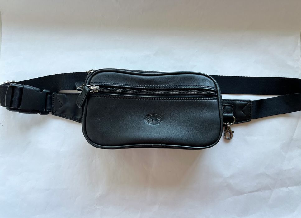 Кожаная сумка на пояс бананка Francinel Paris