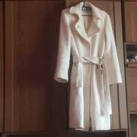 Молочное пальто шерстяное L 48 размер