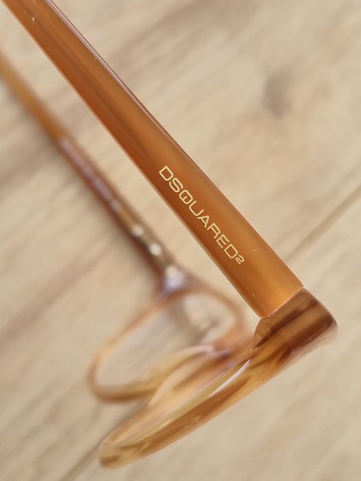 Stylowa oprawka damska w kolorze Honey DQ 5108  DSQUARED2 !