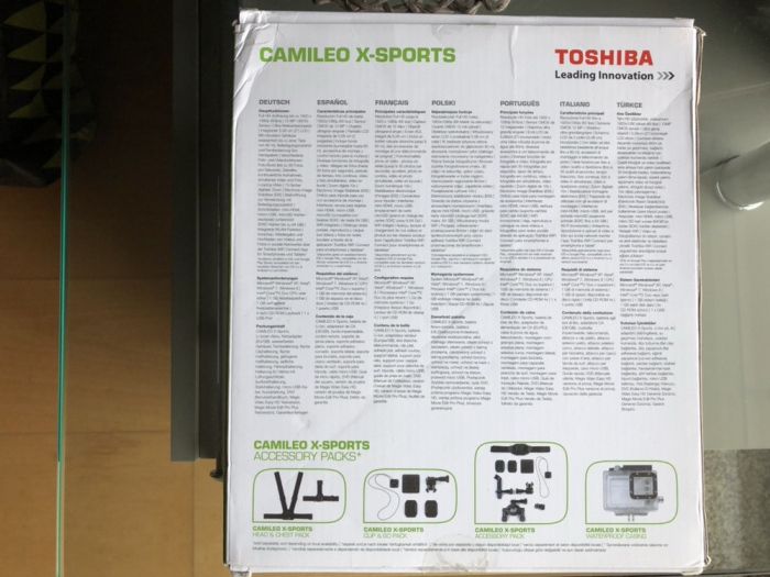 Toshiba Camileo X-Sports full HD!!!