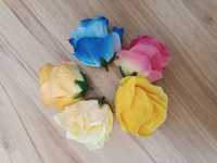 Róże rozwinięte 8cm  kolory sztuczne kwiaty