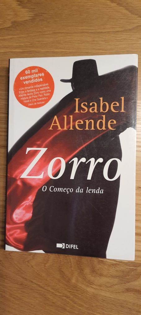 Livro "Zorro" Isabel Allende