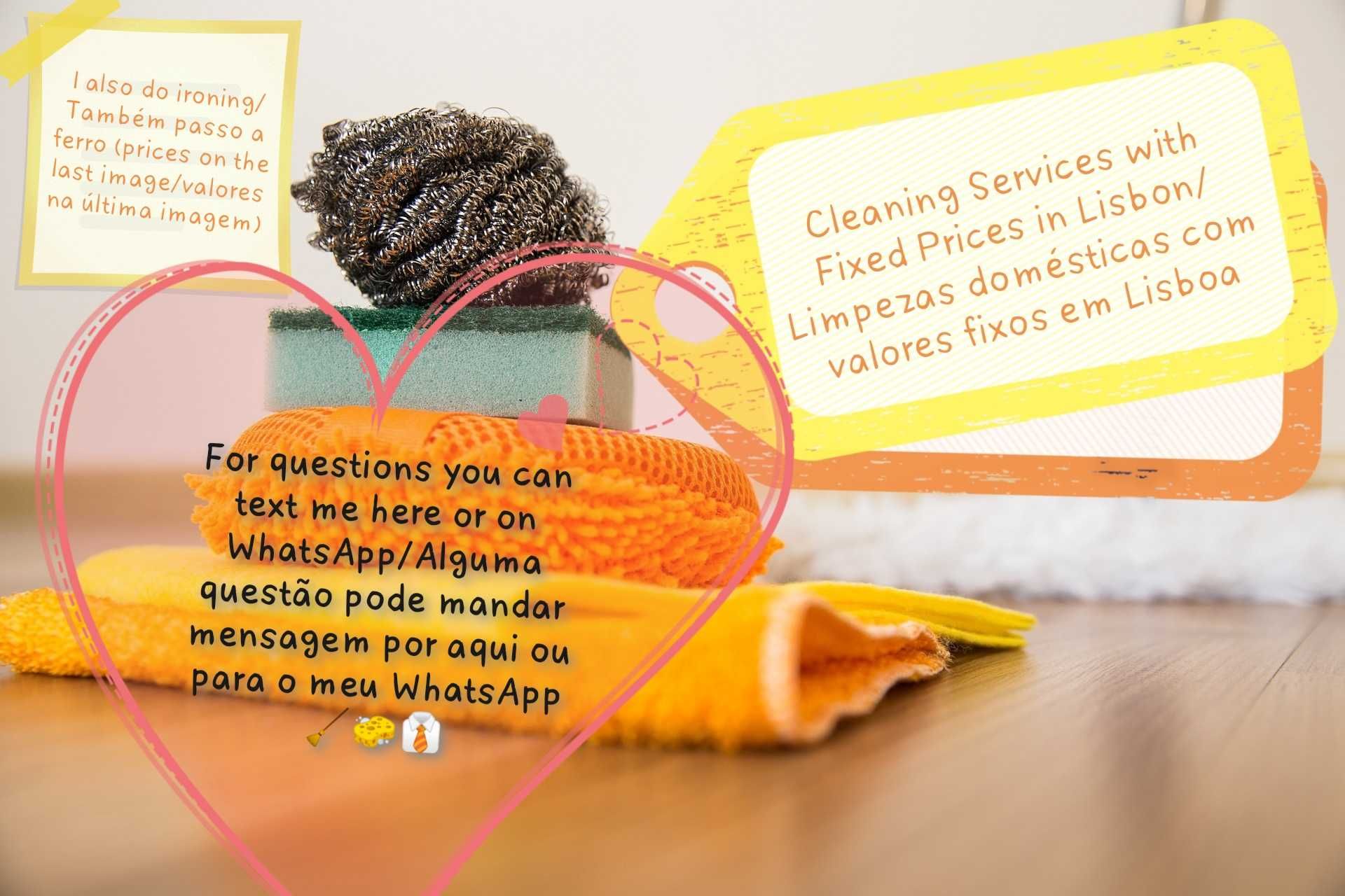 Limpezas Domésticas/Cleaning Services With Fixed Prices in Lisbon