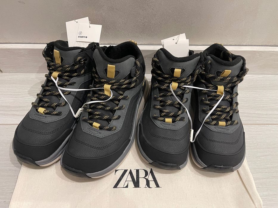 кросівки утеплені Zara 34 35 36 хайтопи