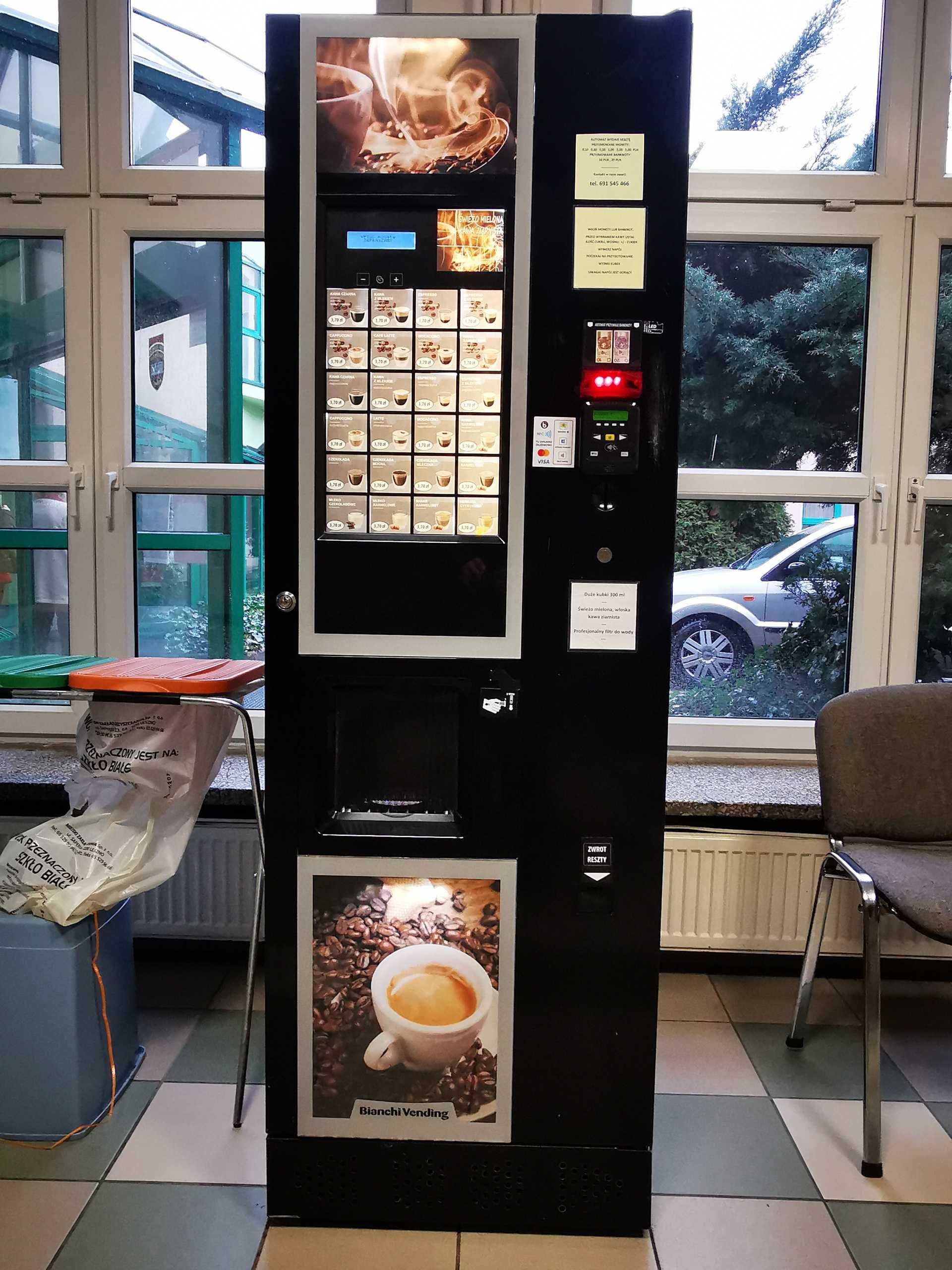 Automat vendingowy Bianchi Lei 600 easy/ smart espresso kubki 300 ml