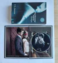 ZESTAW Książka 50 Twarzy Greya + film na DVD