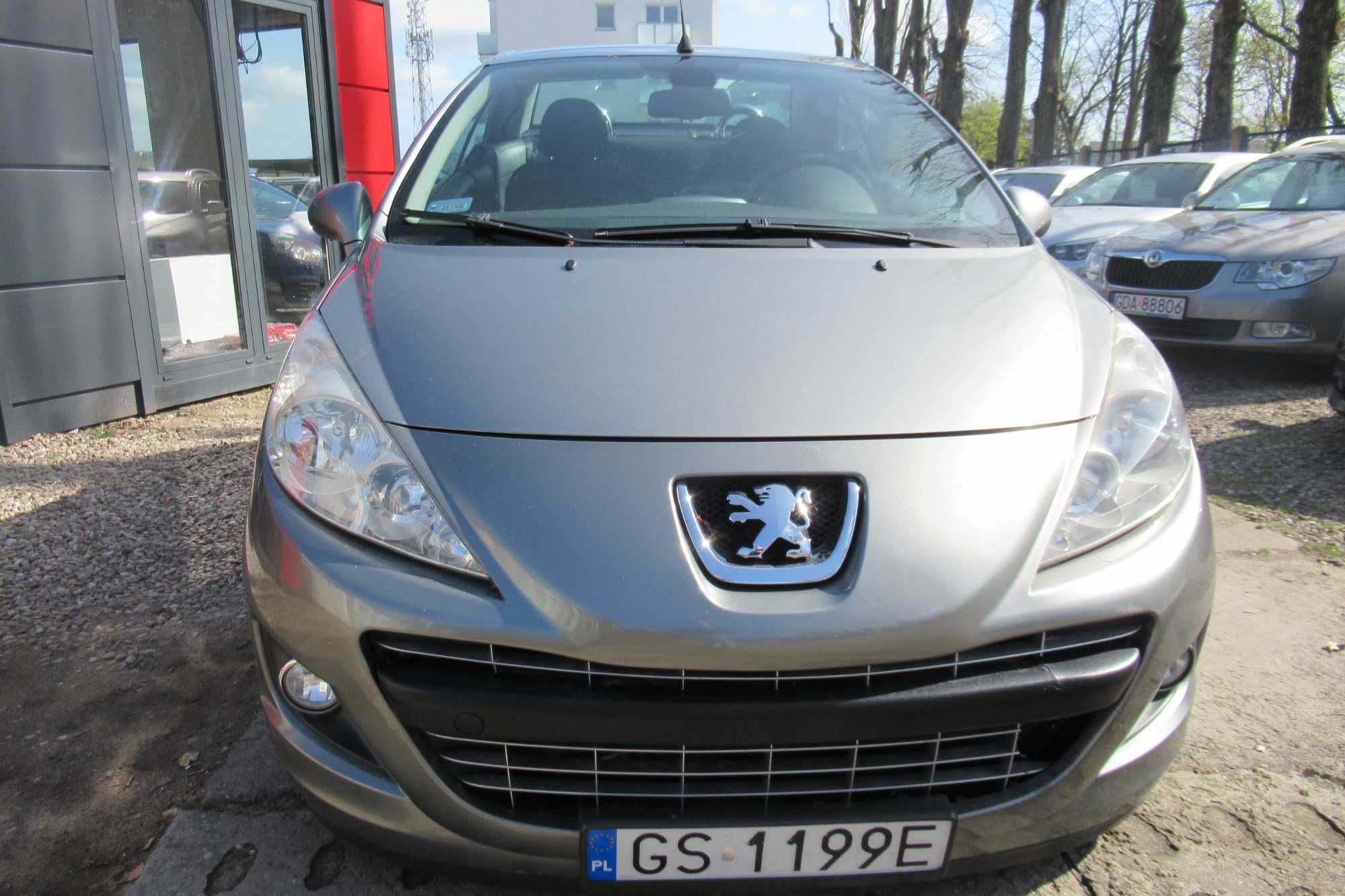 Peugeot 207 cc cabrio coupe 2010 r benzyna 1..6 150 km mały kabriolet