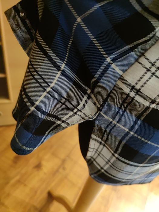 Luźna koszula w kratę / tunika rozm. 38