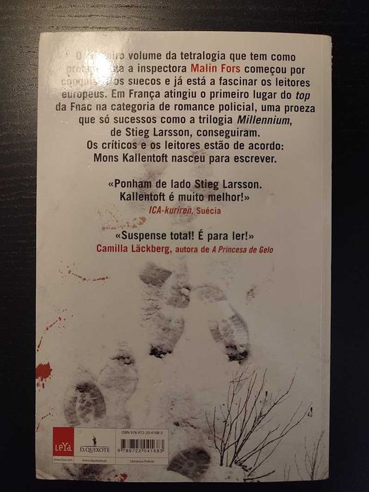 (Env. Incluído) Sangue Vermelho em Campo de Neve de Mons Kallentoft