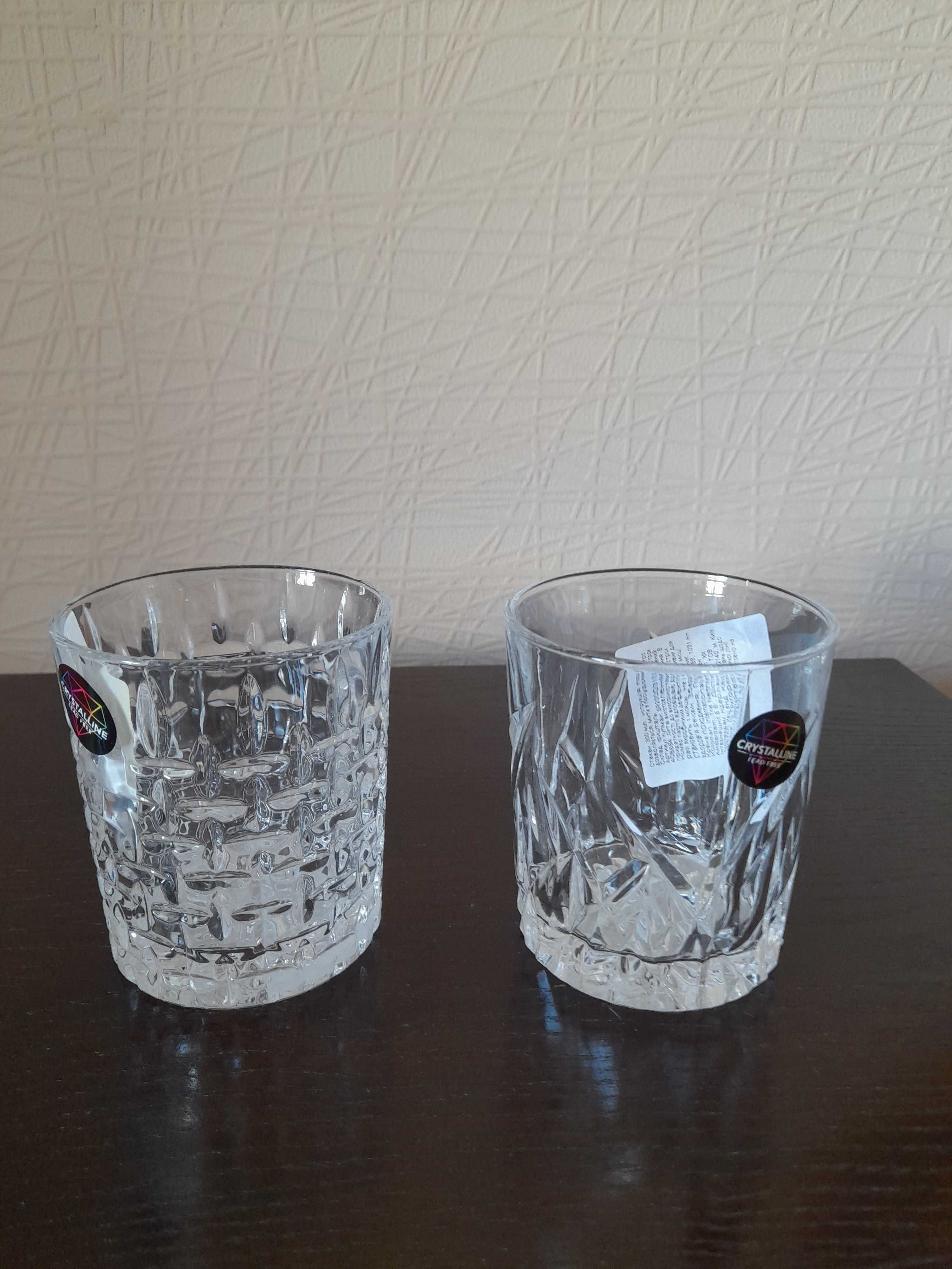 Подарочные стаканы для виски Crystalline новые в упаковке (Нидерланды)