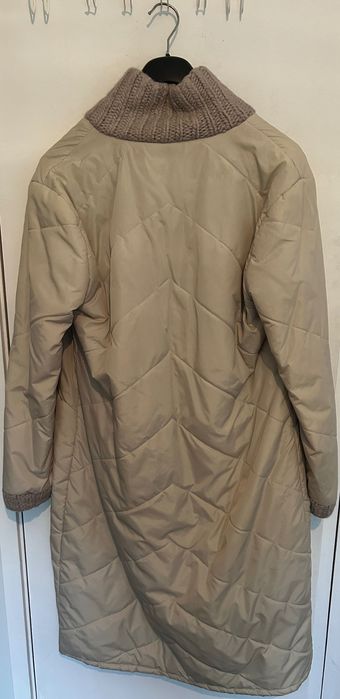 ICHI Gabardine / Trench Coat / Beige / Pale (Tamanho L)