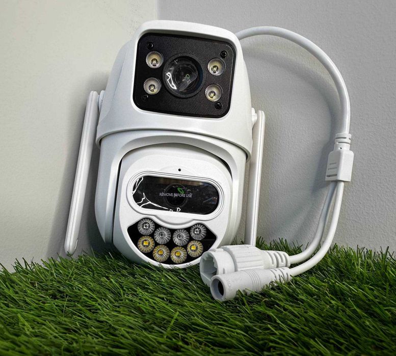 Камера видеонаблюдения вайфай WiFi iCsee уличная поворотна відеонагляд