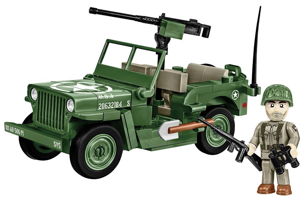 Klocki Cobi 2296 Pojazd Jeep Willys Mb  Hc Ww2 132 El.